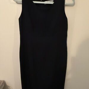 Kasper Classic Black Midi Dress